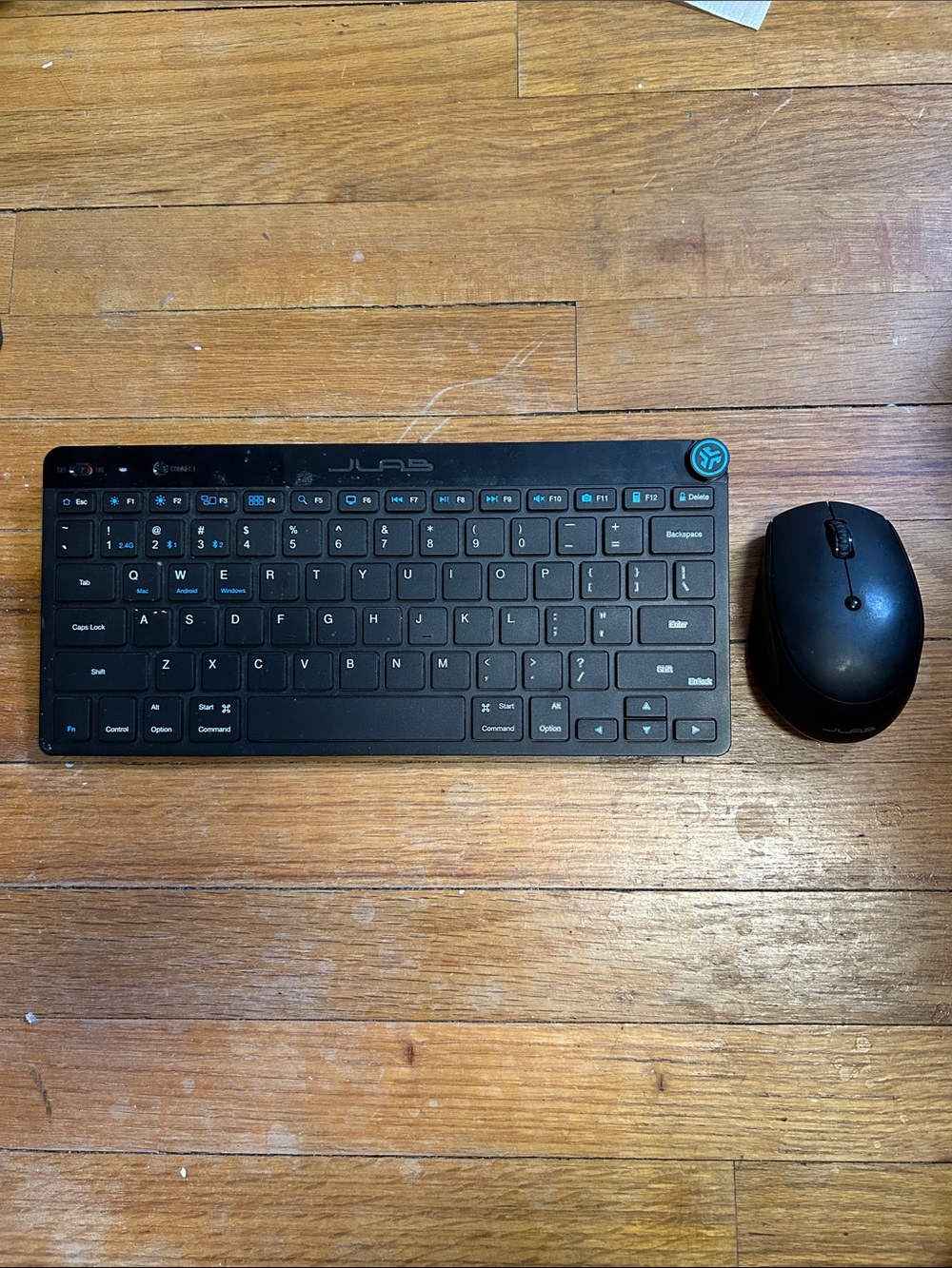 JLab Slim Wireless Keyboard — Black
